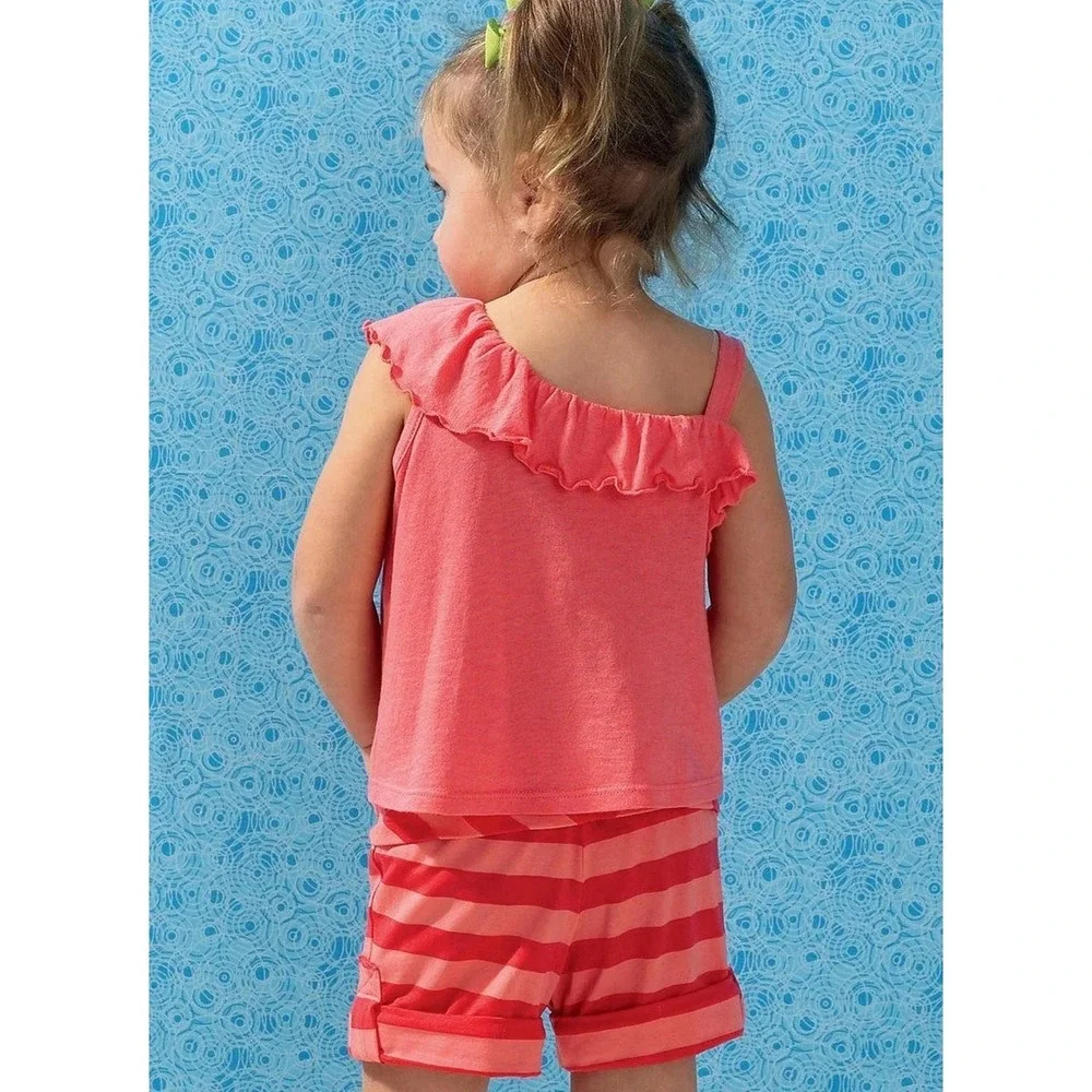 Kwik Sew Sewing Pattern 3984 Tops Shorts Pants Girls Size XXS-L UNCUT
